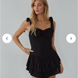 American Threads Sabrina Eyelet Lace Romper